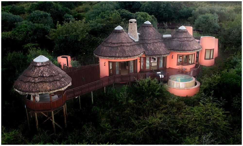 An aerial view of a Safari Lodge suite - image courtesy of Thanda - Thanda Safari Lodge, Thanda Private Game Reserve - Zululand Reservations