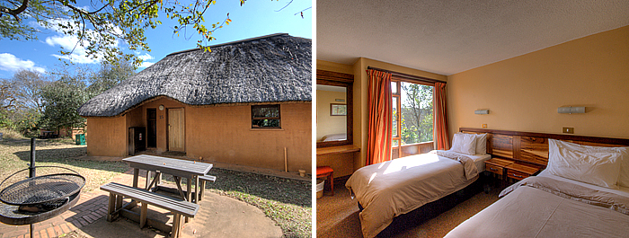 2 Bed Chalets, Hilltop Camp Accommodation Booking Hluhluwe iMfolozi uMfolozi Game Reserve Game Park KwaZulu-Natal South Africa