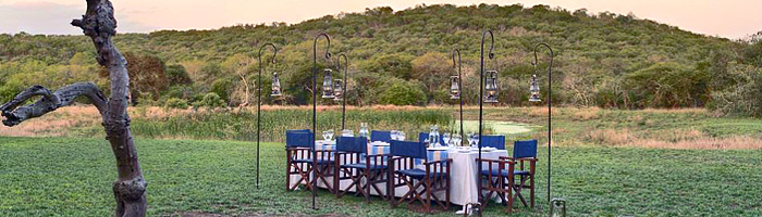 Safari Bush Dinner Phinda Zuka Lodge Phinda Private Game Reserve