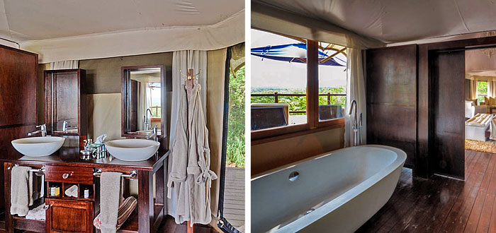 Luxury Honeymoon Bathroom Tent Thanda Tented Safari Camp Thanda Private Game Reserve KwaZulu-Natal Luxury Game Lodge