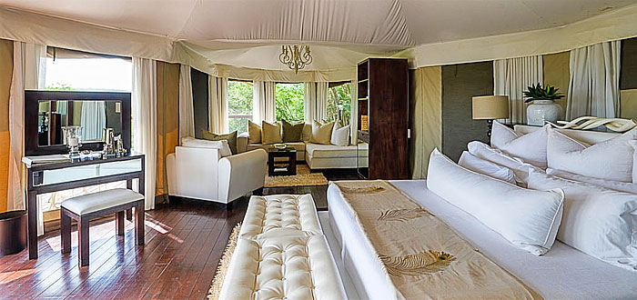 Luxury Honeymoon Tent Thanda Tented Safari Camp Thanda Private Game Reserve KwaZulu-Natal Luxury Game Lodge