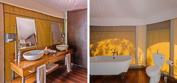 Bathroom Standard Safari Tents Thanda Tented Safari Camp Thanda Private Game Reserve KwaZulu-Natal Luxury Game Lodge