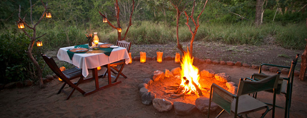 Rhino River Lodge Private Dinner Boma Firepit Manyoni Private Game Reserve Zululand Rhino Reserve KwaZulu-Natal South Africa
